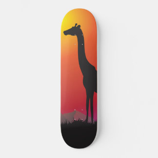 Patineta temática Sunset Giraffe