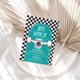 Patineta Vamos a patear la invitación de cumpleaño