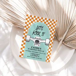 Patineta Vamos a patear la invitación de cumpleaño