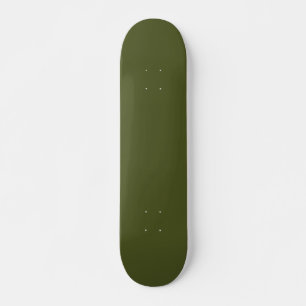 Patineta Verde Ejército Sólido para Estilo Calleje