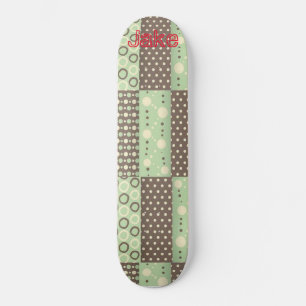 Patineta Verde Marrón