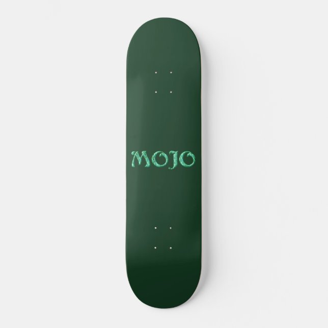Patineta verde mojo (Anverso)
