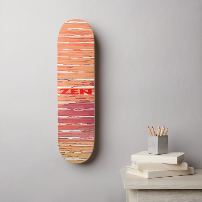 Patineta Zen Red Reeds (Arte de la pared)