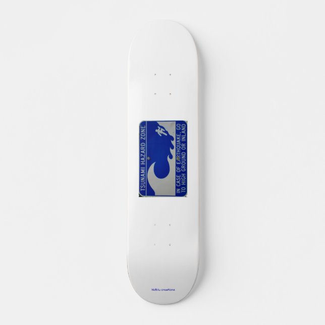 patineta - zona de tsunami (Anverso )