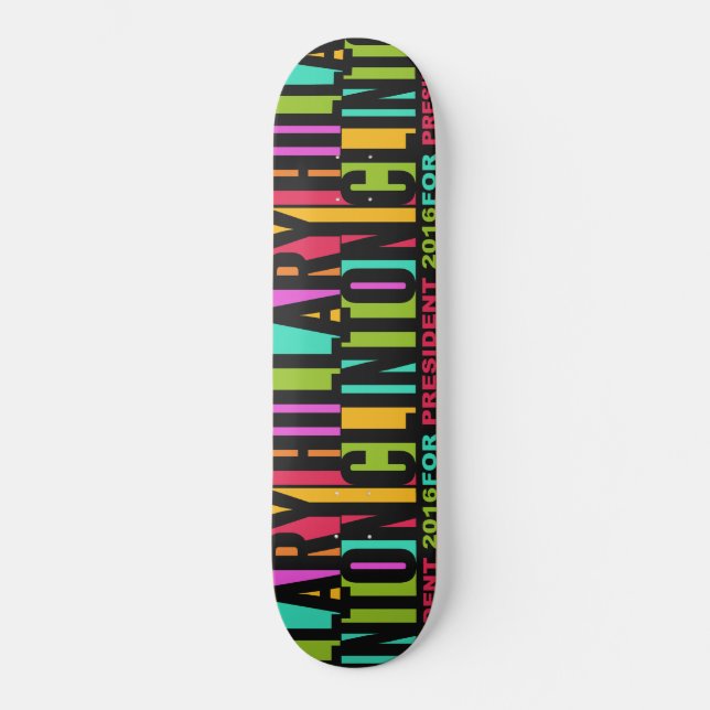 Patinetas coloridas de la Hillary Clinton 2016 (Anverso)