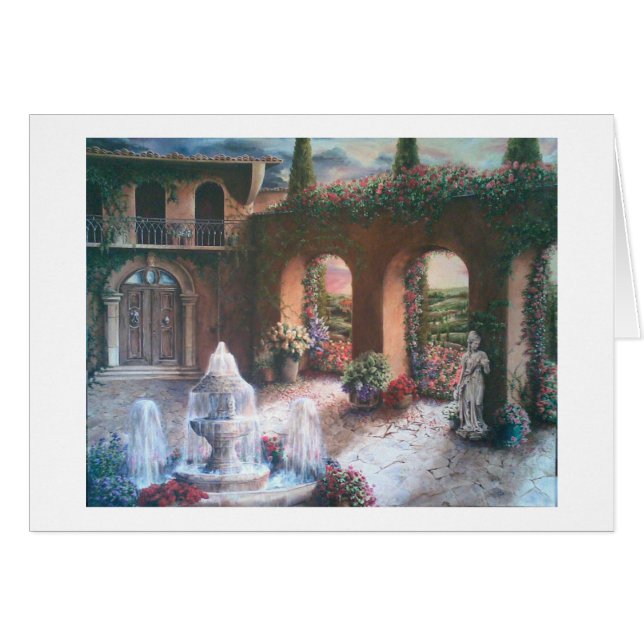 Patio de la fuente (Anverso (Horizontal))