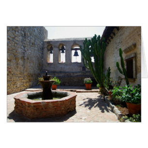 Patio de misión de San Juan Capistrano