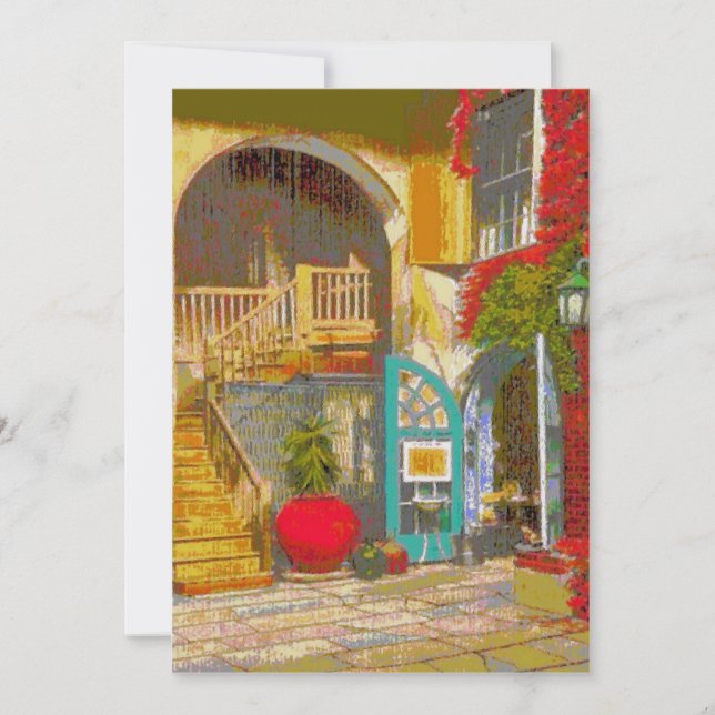 Patio de Nueva Orleans (Anverso)