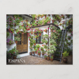 patio postal andaluz en Córdoba, España