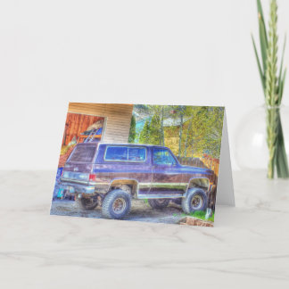 Patio trasero Blazin - tarjeta de felicitación