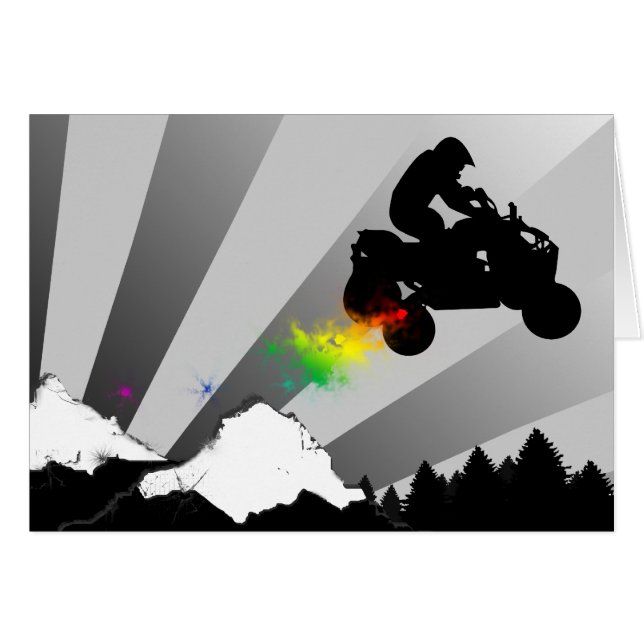 patios. puesta del sol del arco iris (Anverso (Horizontal))