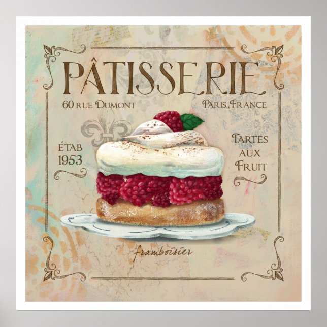 Patisserie I Arte Poster (Frente)