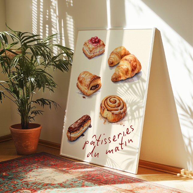 Pâtisseries du matin Decoración de cocina Poster (Subido por el creador)