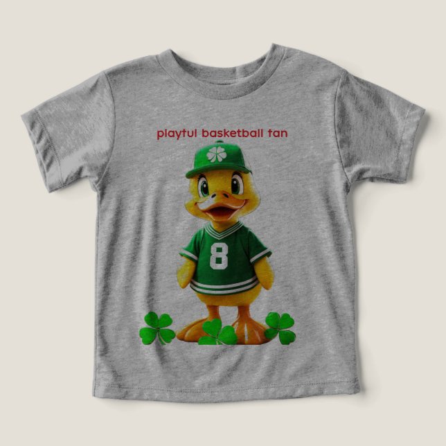 Pato Amarillo Adorable con Jersey de Celtics – Unr (Diseño delantero )