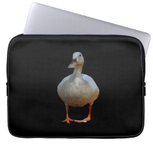 Pato blanco, funda para portátil
