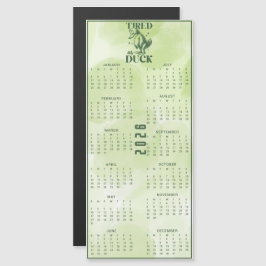 PATO CANSADO Calendario Pato Verde 2026
