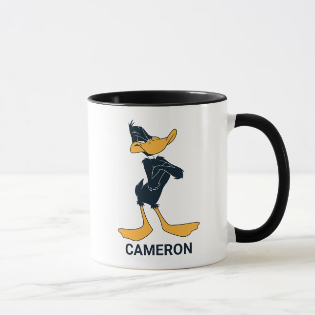 PATO DAFFY™ personalizado con taza con los brazos  (Derecha)