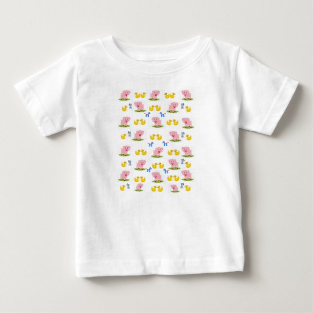 Pato de camiseta para bebés (Anverso)