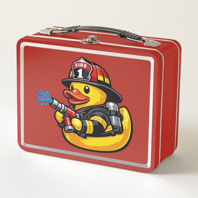Pato de Goma Bombero (Anverso)