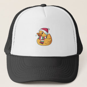 Pato de goma de Navidad Sombrero de Santa Regalo p