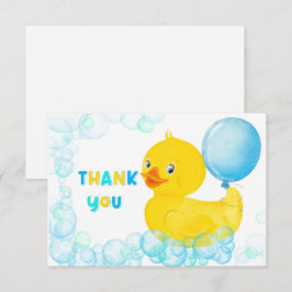 Pato de goma Niño Primer Cumpleaños Gracias