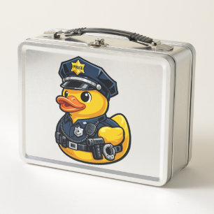 Pato de goma oficial de policía