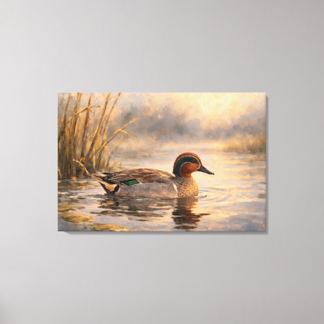 Pato de Marisma | Arte de Vida Silvestre Costera | (Anverso)