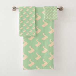 Pato Ducky Diagonal Verde Lima Niños