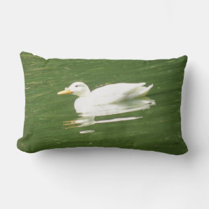 Pato en la almohada de agua