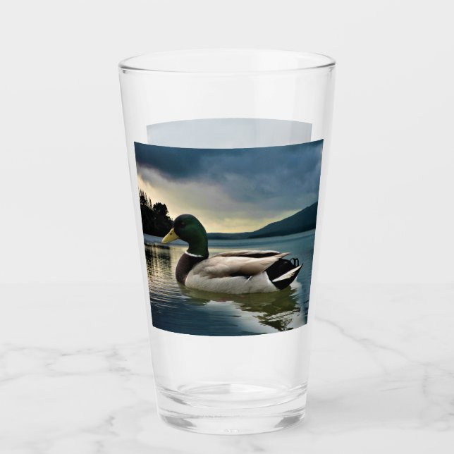 Pato Mallard En El Lago (Anverso)