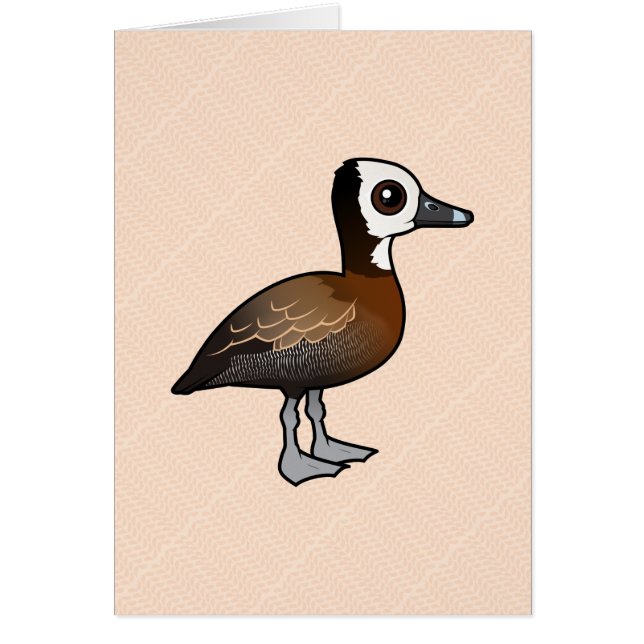 Pato silbato de cara blanca (Frente)