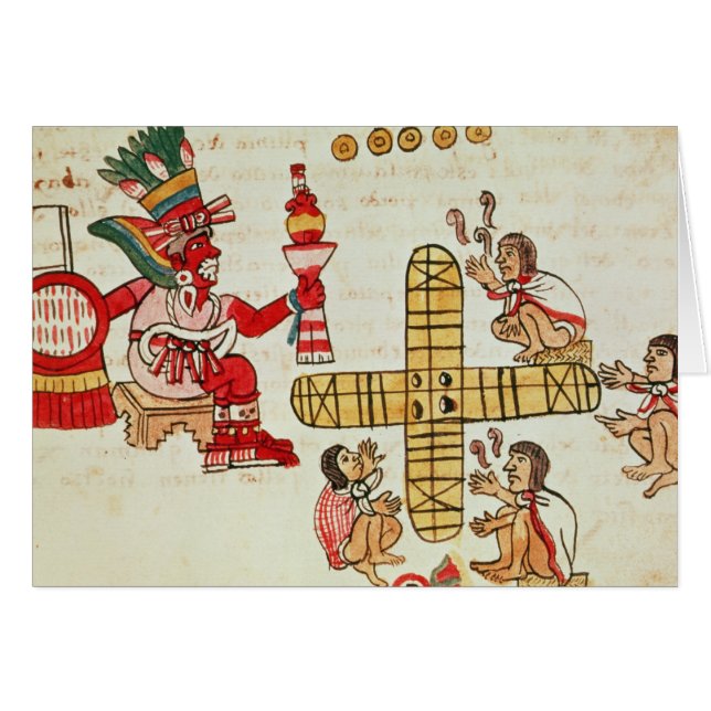 Patoli de juego y dios (Anverso (Horizontal))