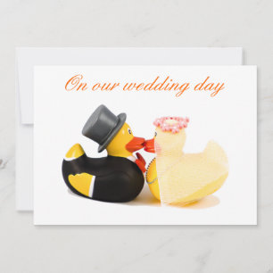 Patos de boda