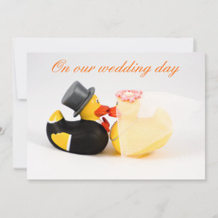 Patos de boda