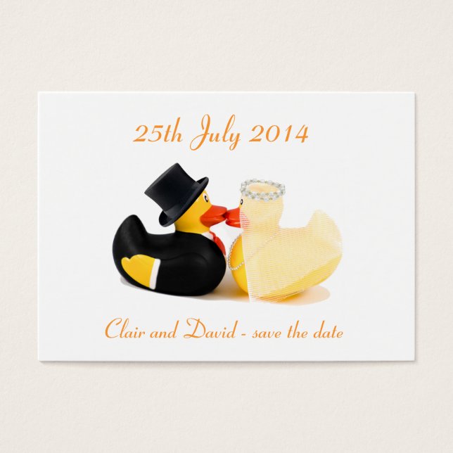 Patos de boda 2 ... Salva la fecha (Frente)
