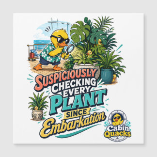Patos de crucero revisando sospechosamente plantas