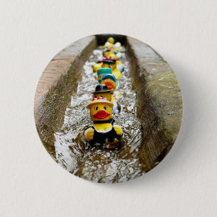 Patos de goma - Colosal, botón redondo de 6 pulgad