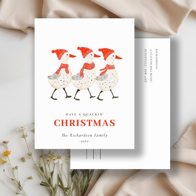 Patos de Navidad divertidos y lindos de invierno r (Subido por el creador)