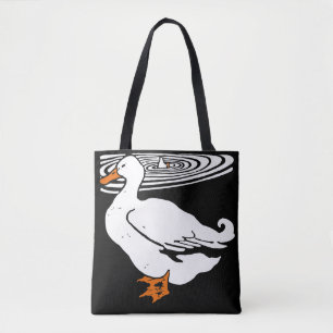Patos de Woodcut victorianos en bolsa
