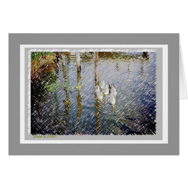 Patos en Dock I (Anverso (Horizontal))