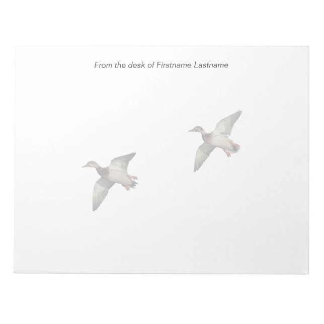 Patos en el Bloc de notas de vuelo (Frente)