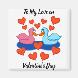Patos en el imán del amor