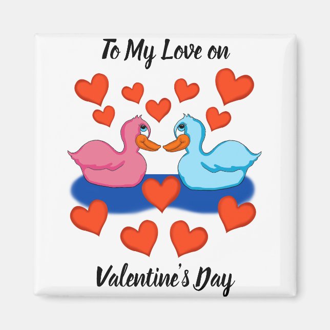 Patos en el imán del amor (Frente)