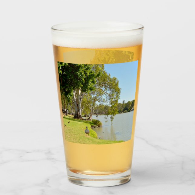 Patos En El Río Murray Australia, (Anverso (lleno))