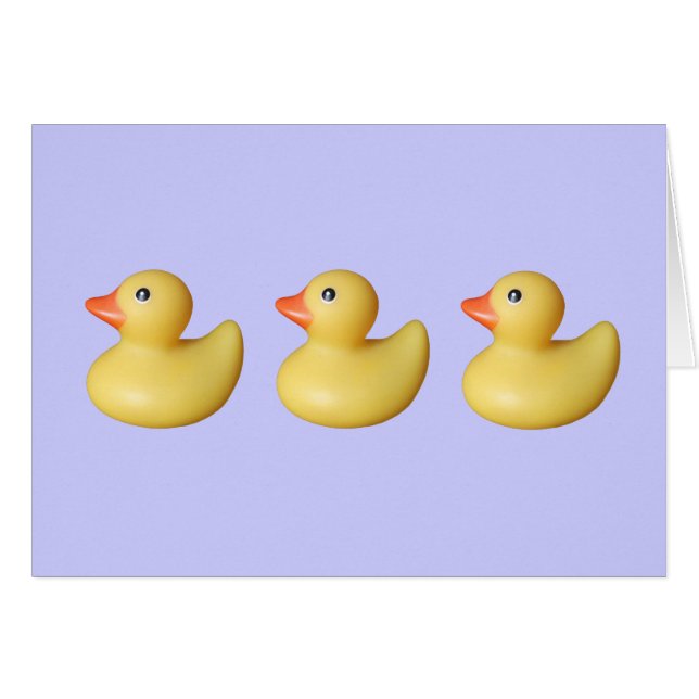 Patos en fila (Anverso (Horizontal))