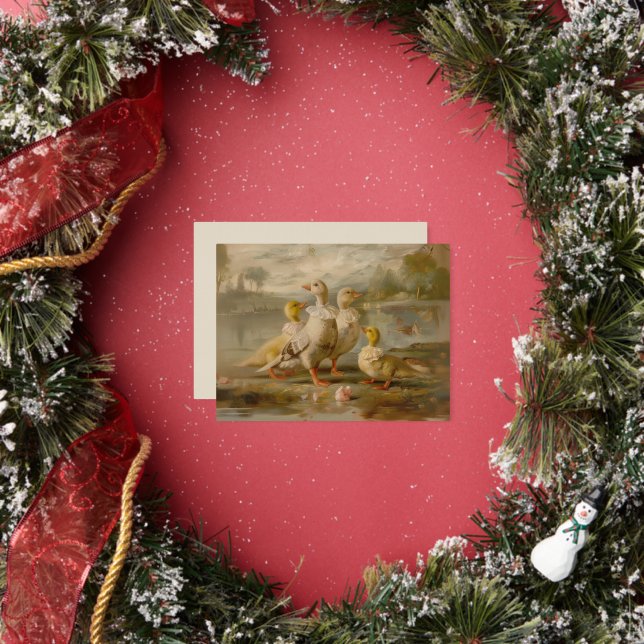 Patos - Postales de Relieve metalizado (in situ)