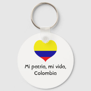 Patria del MI, vida del MI, llavero de Colombia