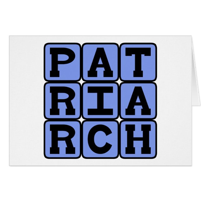 Patriarca, Padre de Familia (Anverso (Horizontal))