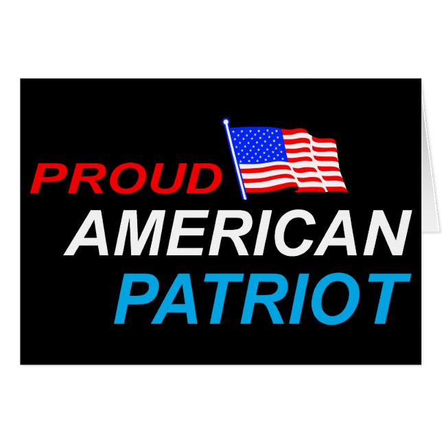 Patriota americano orgulloso (Anverso (Horizontal))