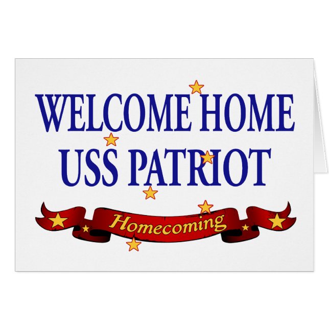 Patriota casero agradable de USS (Anverso (Horizontal))